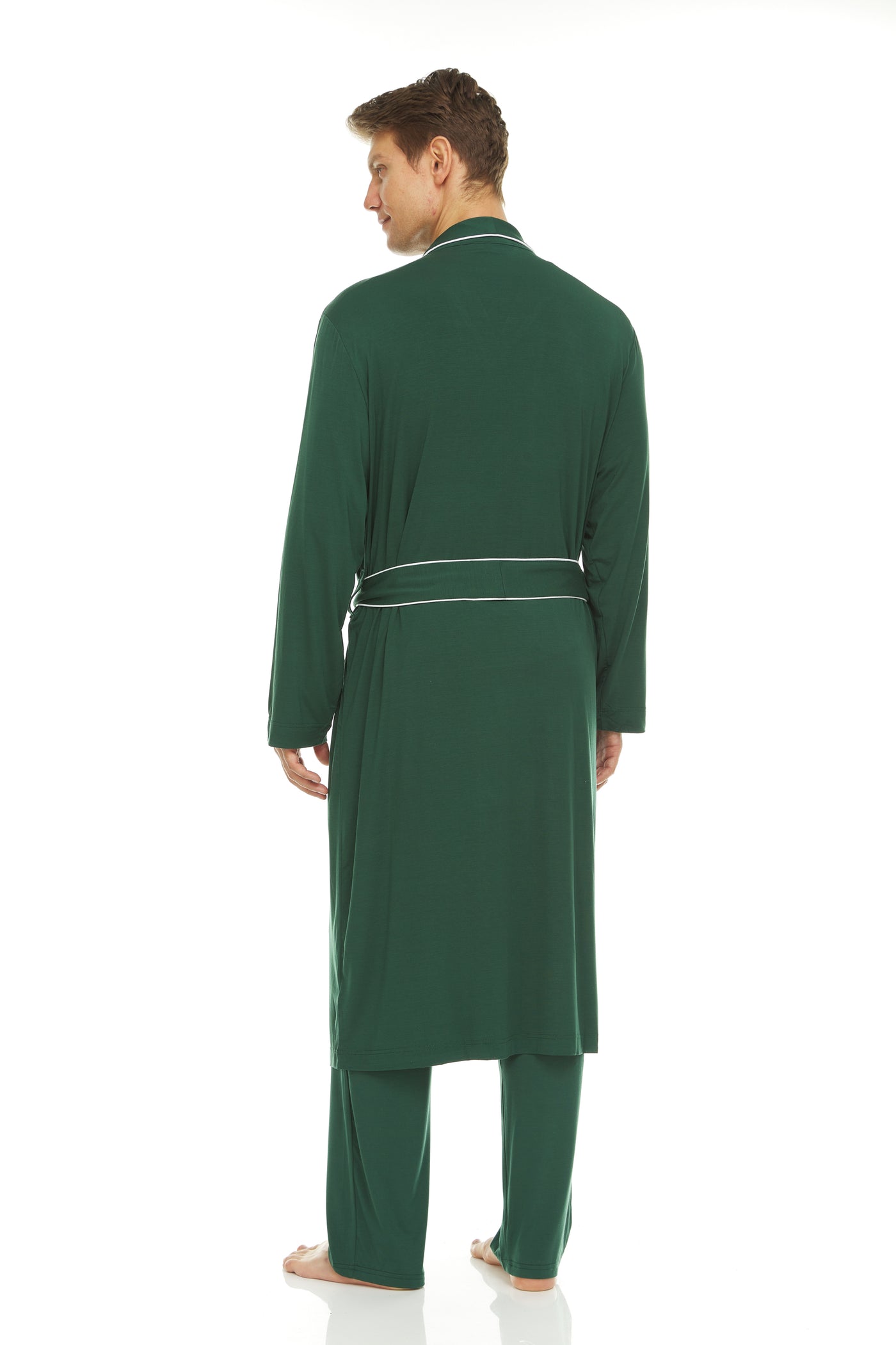 Men’s Dream Micro Modal Green Robe