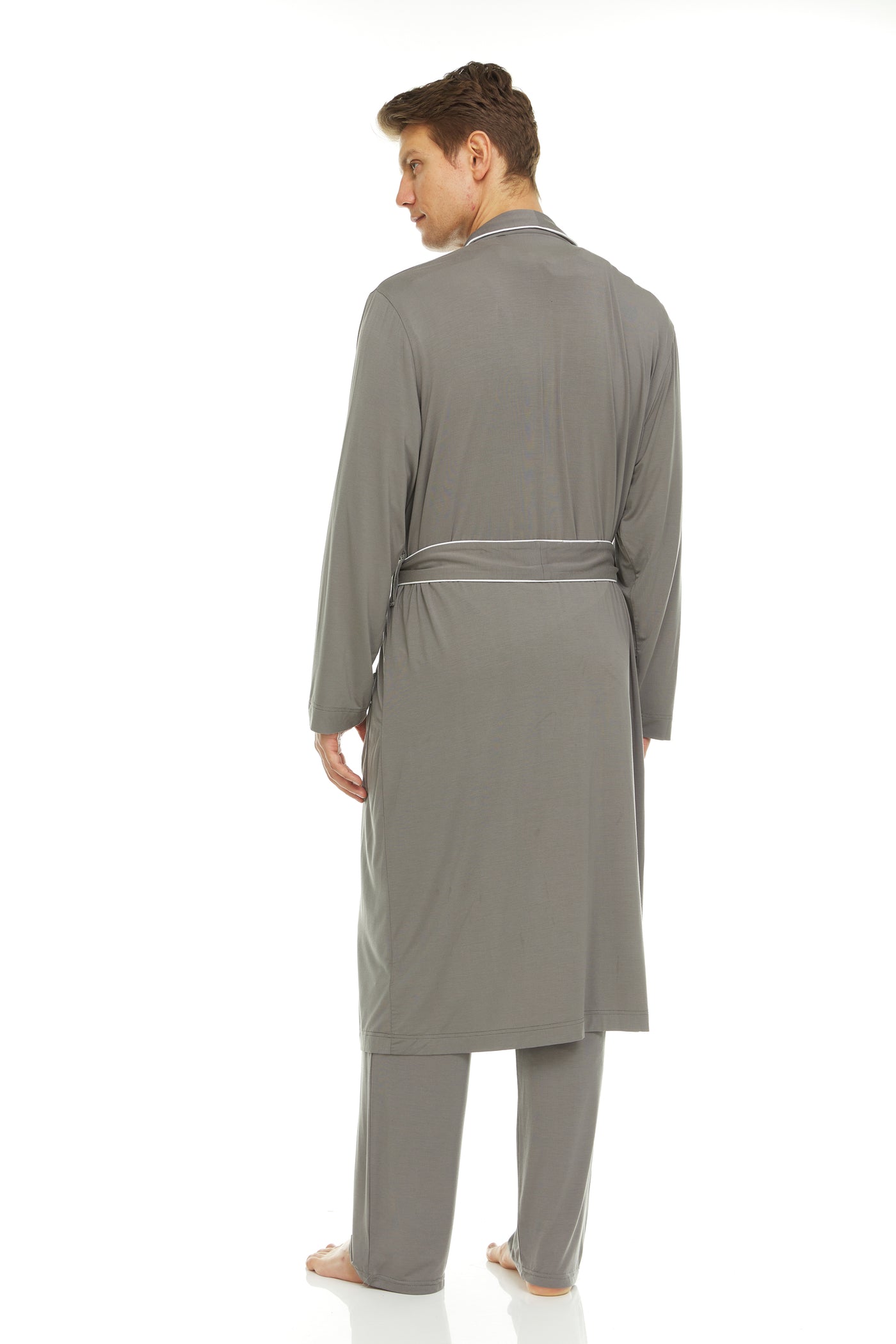 Men’s Dream Micro Modal Grey Robe