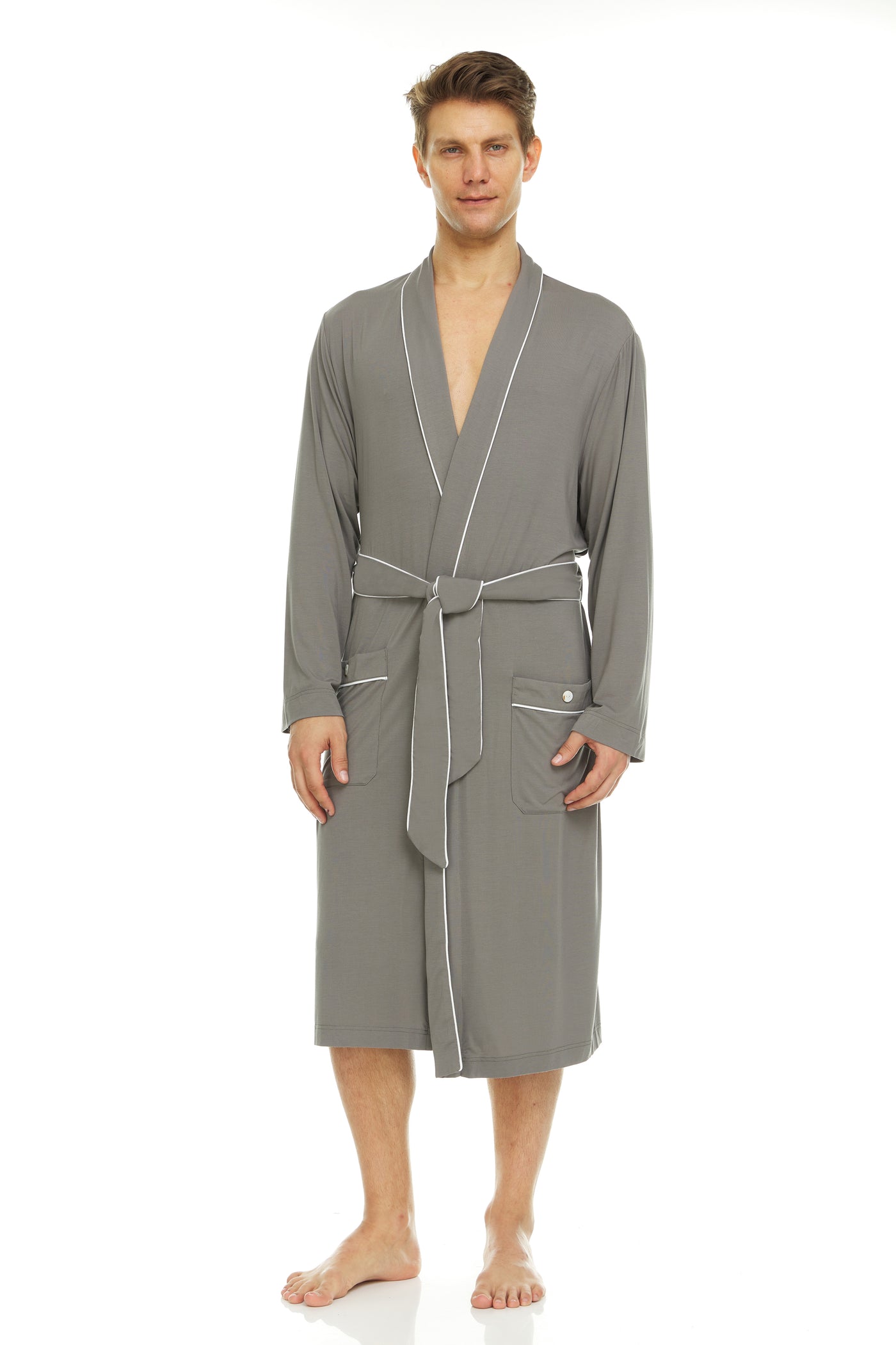 Men’s Dream Micro Modal Grey Robe