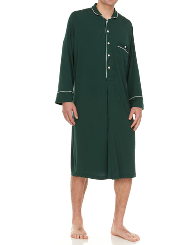 Men’s Dream Micro Modal Green Nightshirt