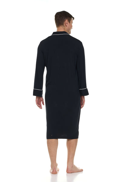 Men’s Dream Micro Modal Black Nightshirt