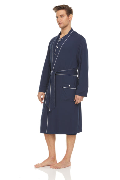 Men’s Dream Micro Modal Navy Robe