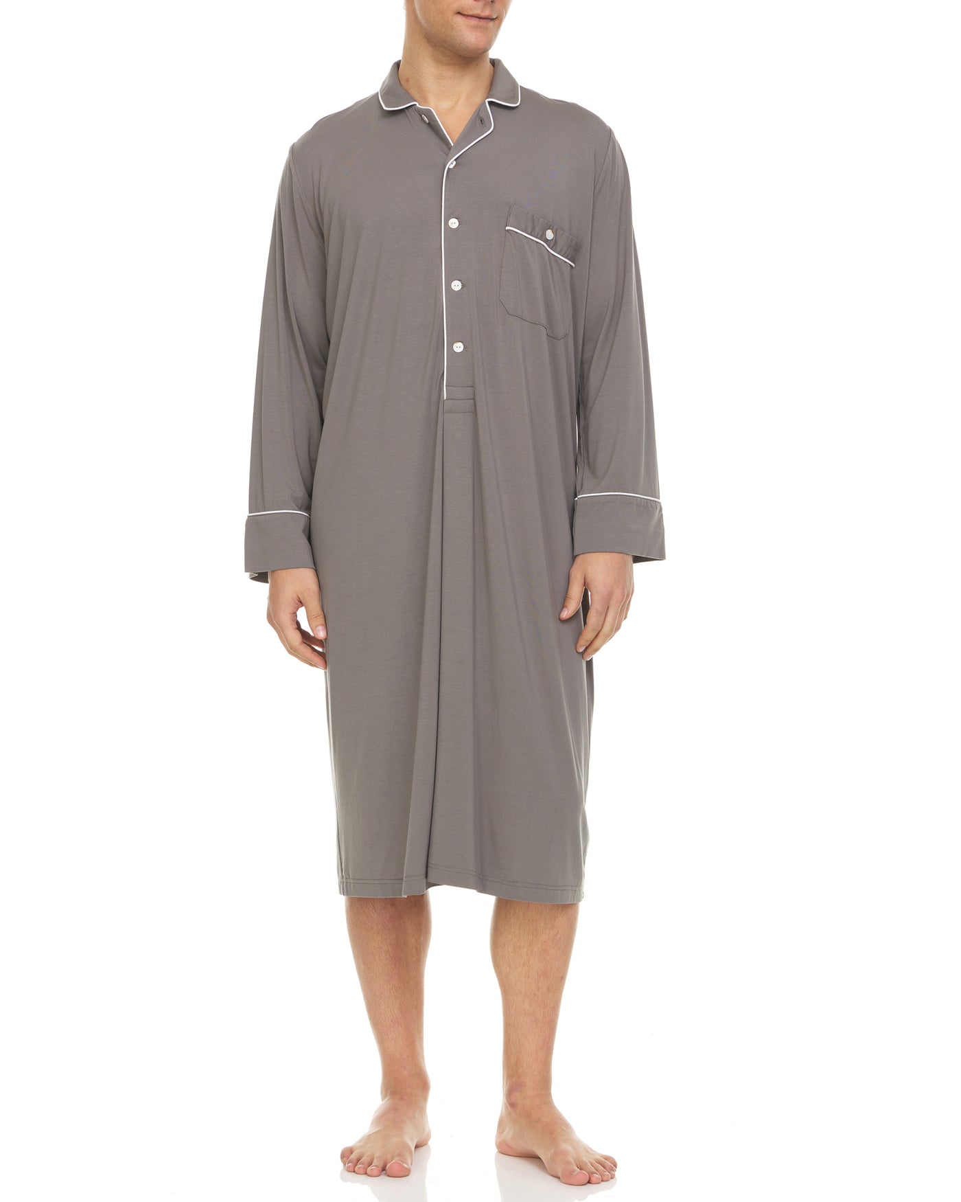 Men’s Dream Micro Modal Grey Nightshirt