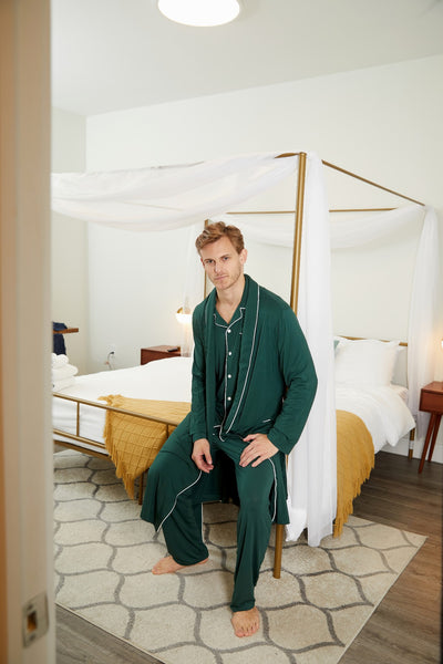 Men’s Dream Micro Modal Green Robe