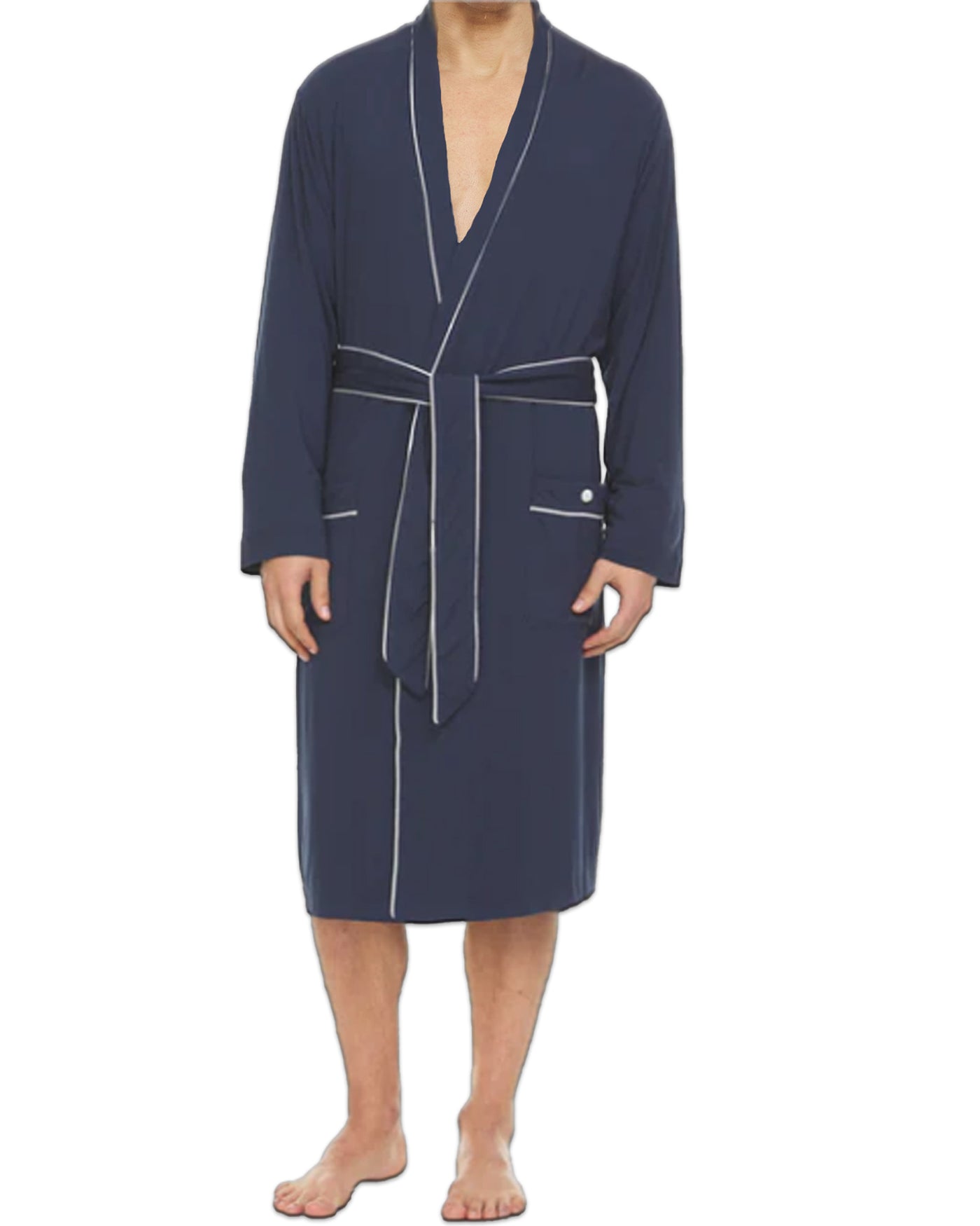 Men’s Dream Micro Modal Navy Robe