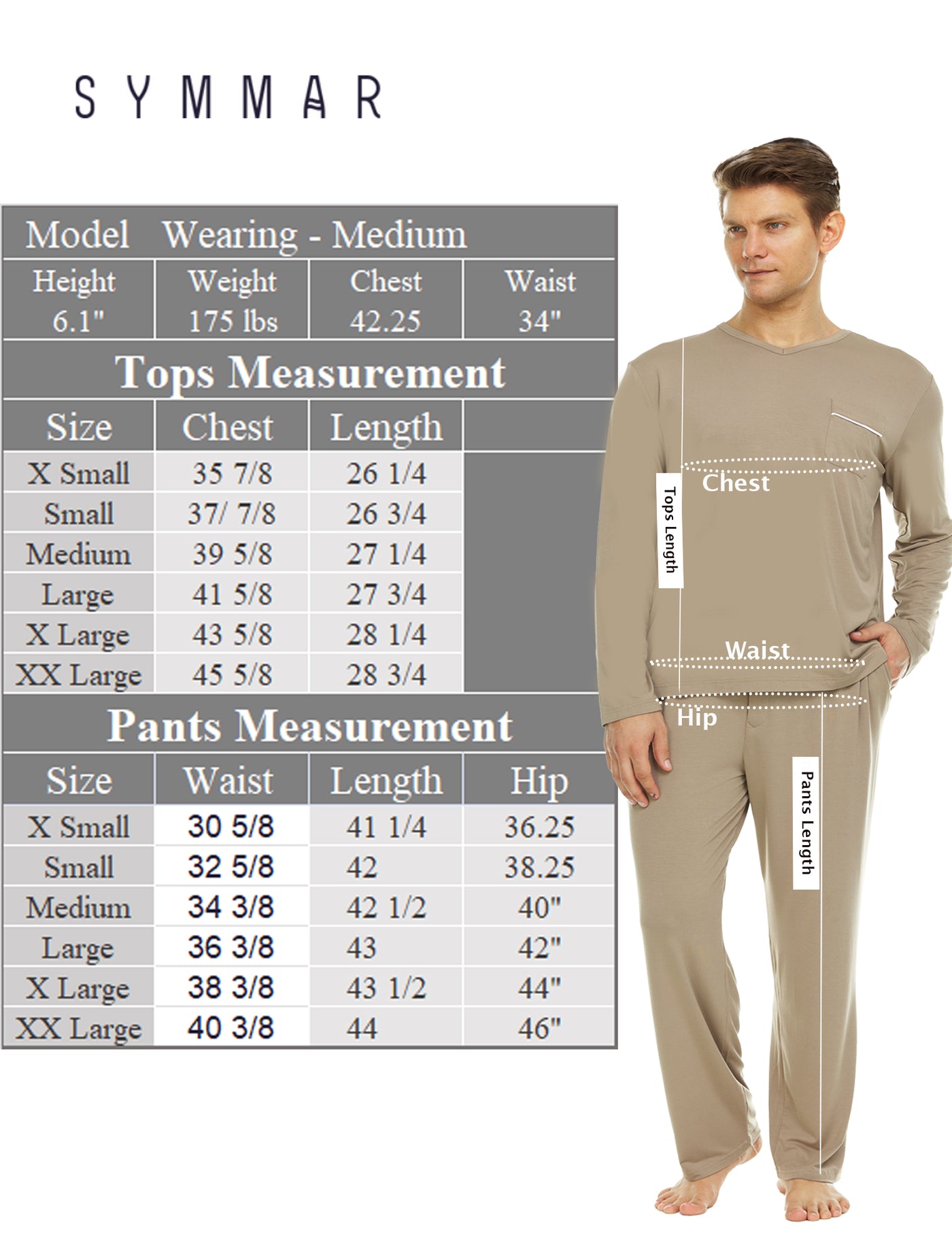 Men’s Dream Micro Modal Black V-Neck Pajamas